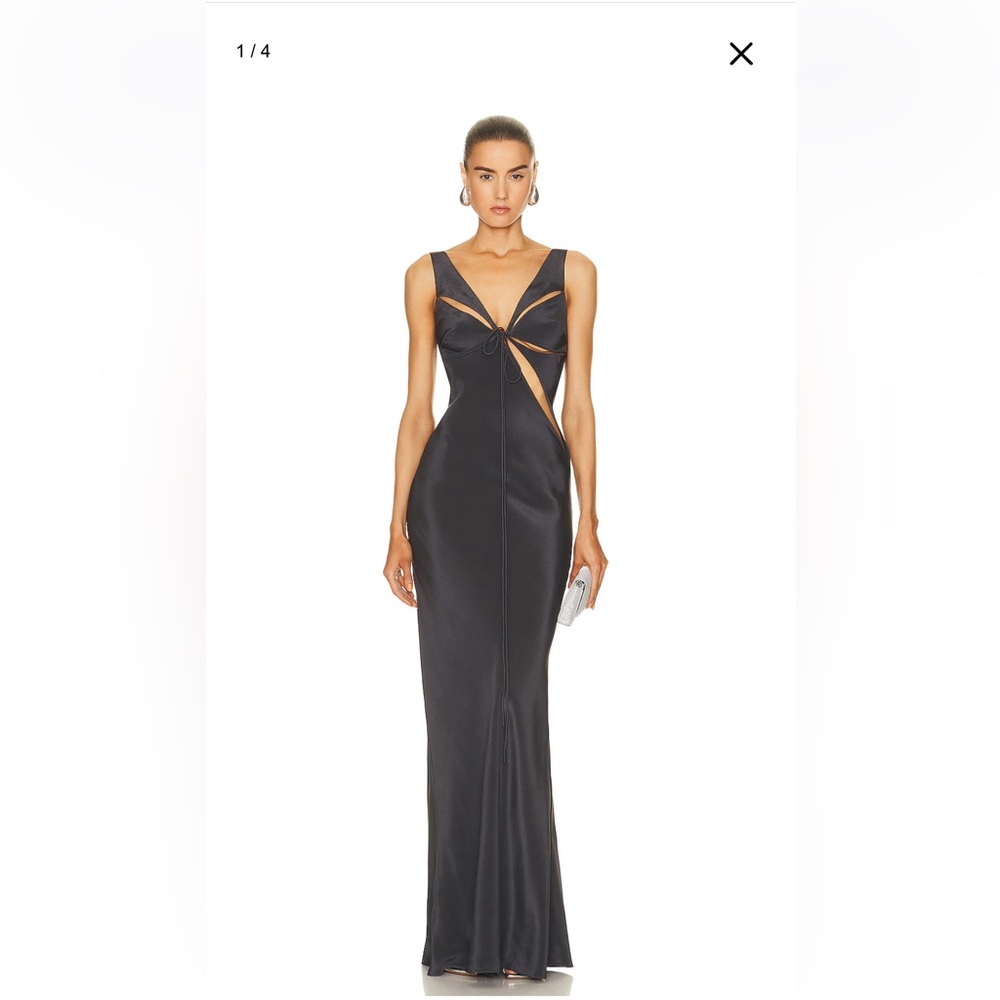 Christopher Esber 100% silk gown Size 2 New With Tags